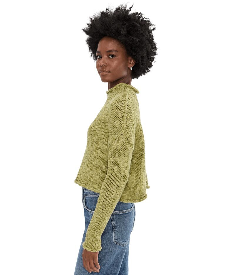 フリーピープル レディース アウター ニット・セーター Free People Opal Sweater Fresh Sprouts