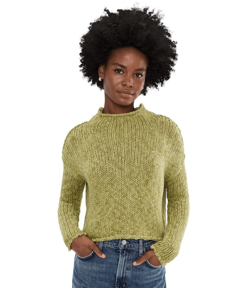 フリーピープル レディース アウター ニット・セーター Free People Opal Sweater Fresh Sprouts