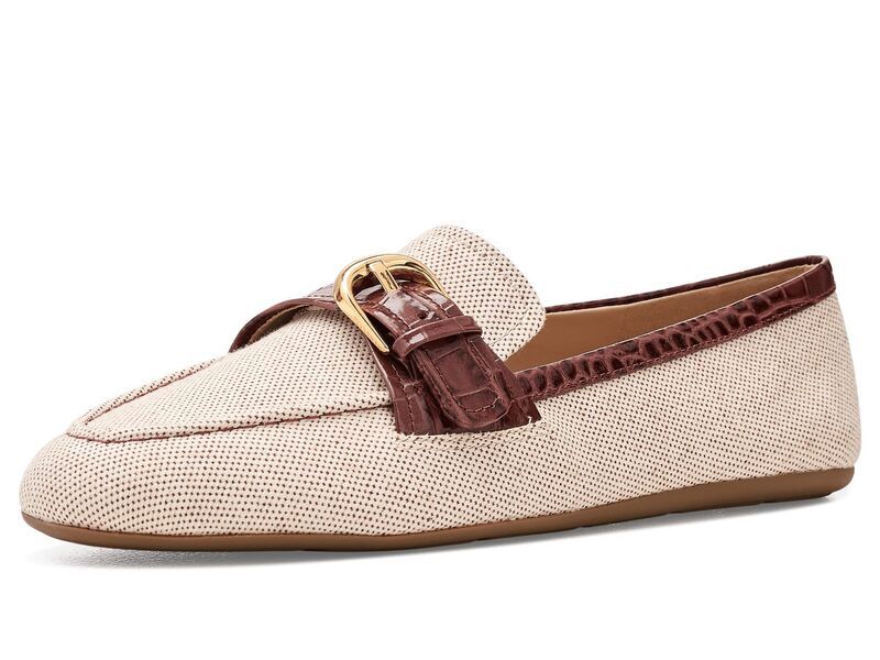 コールハーン レディース シューズ スリッポン・ローファー Cole Haan Grand Ambition Alette Buckle CanvasMohogany