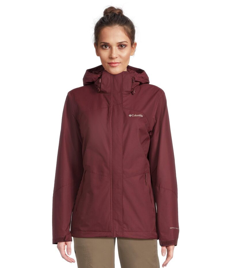 コロンビア レディース アウター コート フリース ジャケット Columbia Bugaboo III Fleece Interchange Jacket Rich Wine ワイン