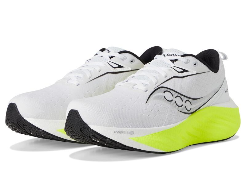 サッカニー メンズ シューズ スニーカー Saucony Triumph 22 WhiteCitron ホワイト