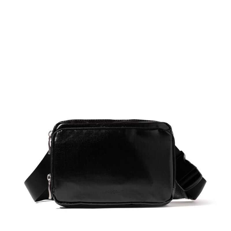 バッガリーニ レディース バッグ Baggallini Modern Belt Bag Sling Black Gloss Rip ブラック