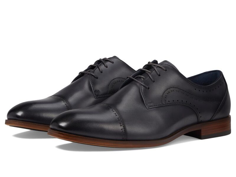 ステイシーアダムス メンズ シューズ オックスフォード キャップ レース Stacy Adams Bryant Cap Toe LaceUp Gray グレー