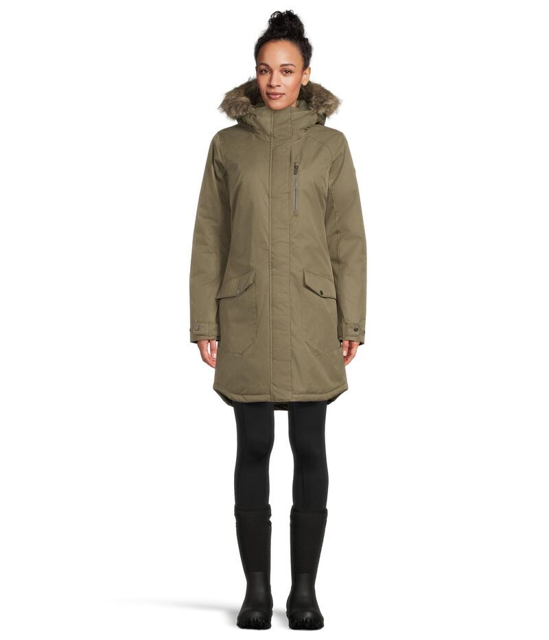 コロンビア レディース アウター コート ジャケット Columbia Suttle Mountain Long Insulated Jacket Stone Green 1 グリーン