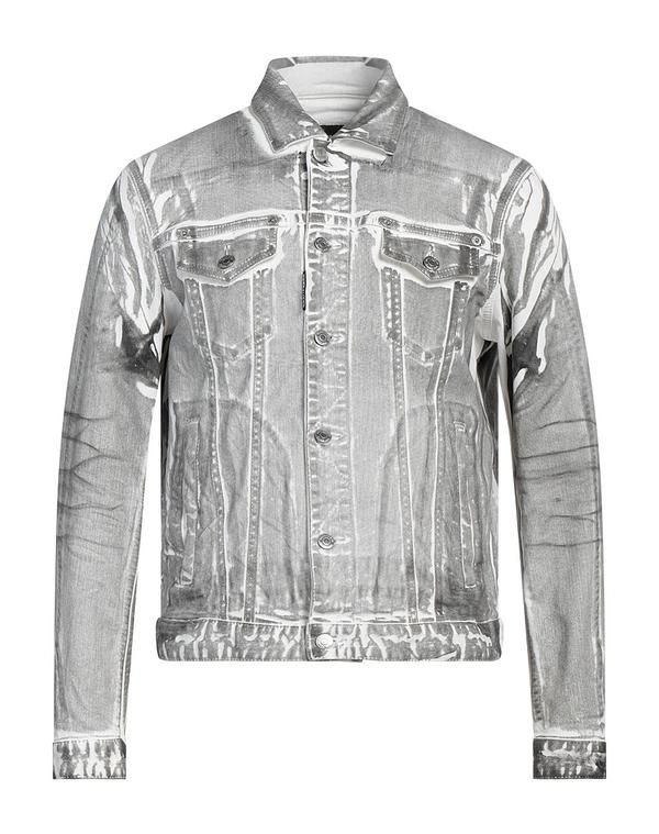 ディースクエアード メンズ アウター ジャケット・ブルゾン DSQUARED2 デニムブルゾン Gray グレー