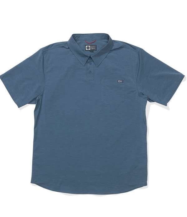 ソルティークルー メンズ トップス シャツ Salty Crew Drifter Short Sleeve UV Polo Shirt Channel Blue ブルー 17,266円