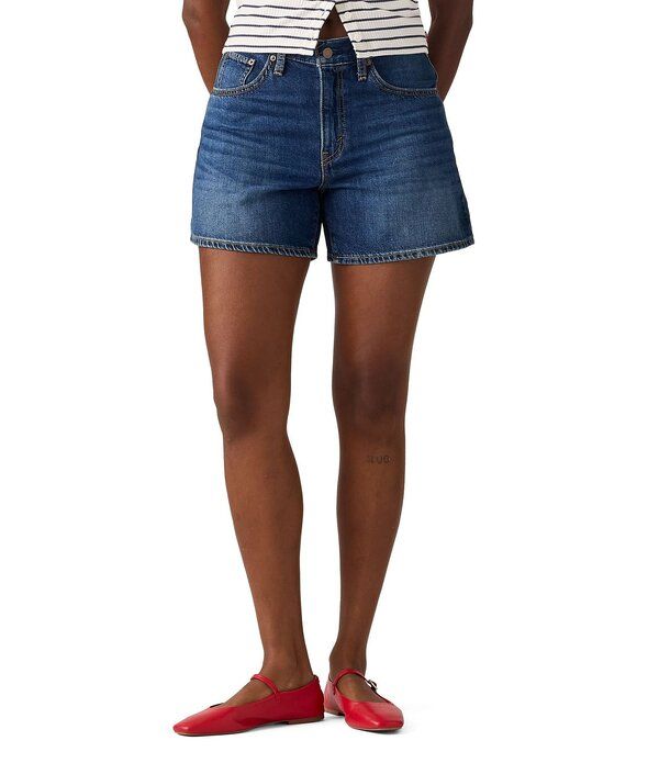 リーバイス レディース ボトムス ハーフパンツ・ショーツ ショートパンツ デニム LevisR Cinched MidThigh Denim Shorts Kiss Goodbye デニム