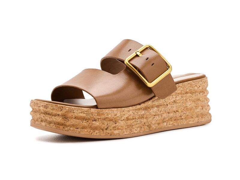 フランコサルト レディース シューズ ヒール サンダル Franco Sarto LTaziana3 Espadrille Sandals Fawn Brown Leat ブラウン
