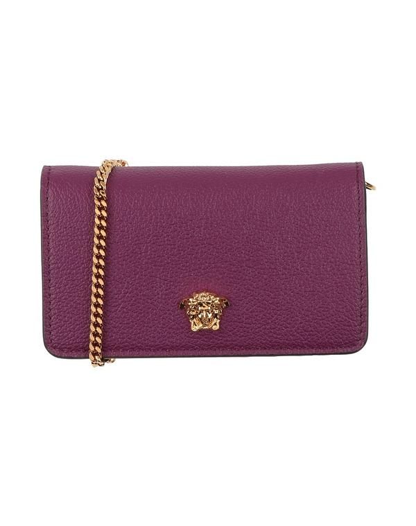 ヴェルサーチ レディース アクセサリー 財布 VERSACE 財布（ストラップ付き） Plum プラム