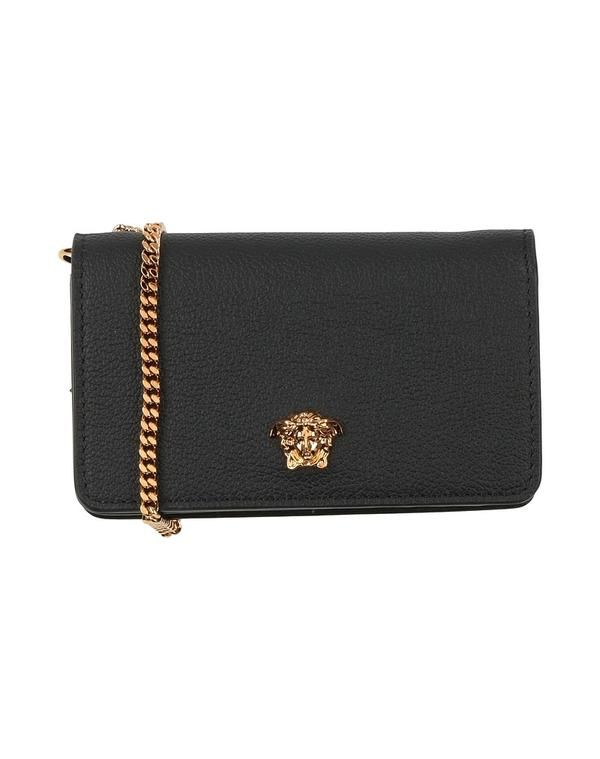 ヴェルサーチ レディース アクセサリー 財布 VERSACE 財布（ストラップ付き） Black ブラック