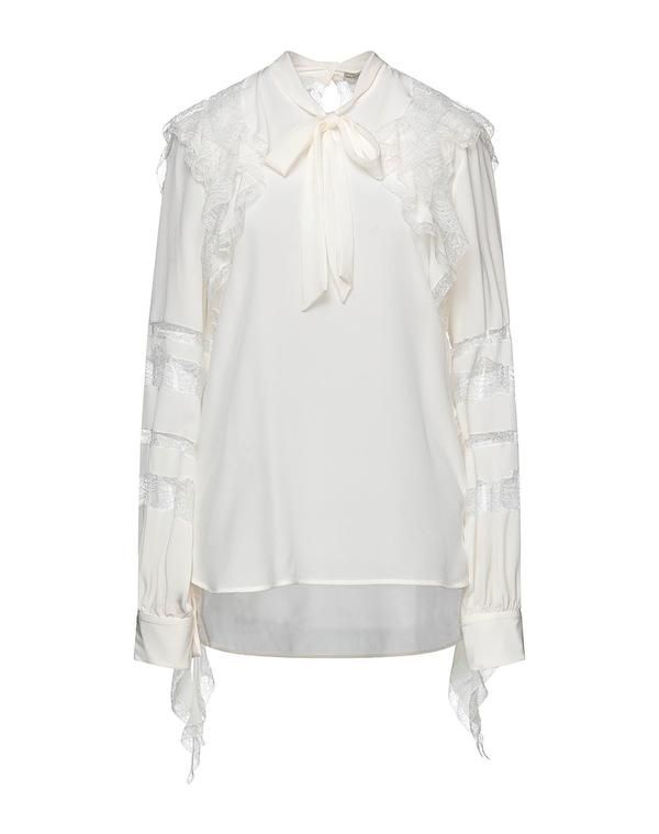 エルマンノ シェルヴィーノ レディース トップス シャツ ERMANNO SCERVINO シルクトップス Ivory アイボリー