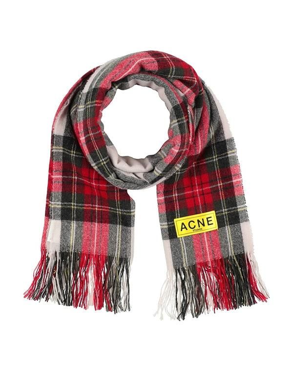 アクネ ストゥディオズ レディース アクセサリー マフラー・ストール・スカーフ ACNE STUDIOS マフラー＆スカーフ Red レッド