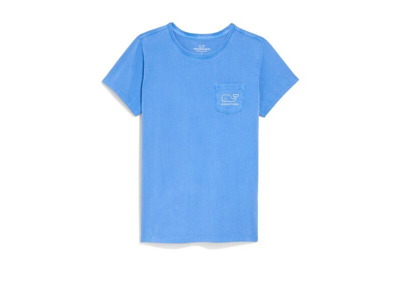 ヴァインヤードヴァインズ レディース トップス シャツ Vineyard Vineshort Sleeve Pocketee Breaker Blue ブルー