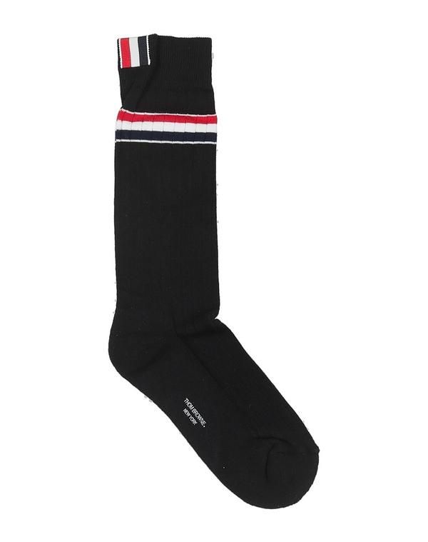トムブラウン レディース アンダーウェア 靴下 ストッキングソックス THOM BROWNE Black ブラック