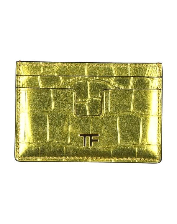 トム・フォード レディース アクセサリー 財布 カードケース TOM FORD Yellow イエロー