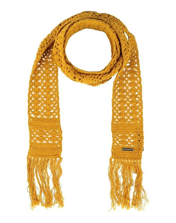 ディースクエアード レディース アクセサリー マフラー・ストール・スカーフ マフラースカーフ DSQUARED2 Mustard マスタード
