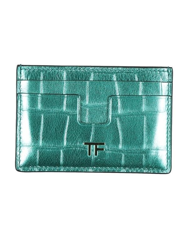 トム・フォード レディース アクセサリー 財布 カードケース TOM FORD Turquoise Blue ブルー