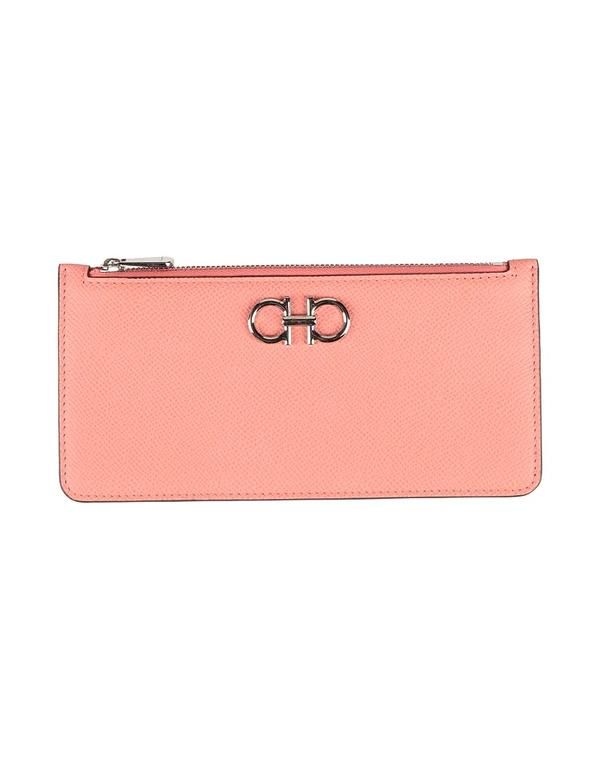 フェラガモ レディース アクセサリー 財布 カードケース FERRAGAMO Salmon Pink ピンク