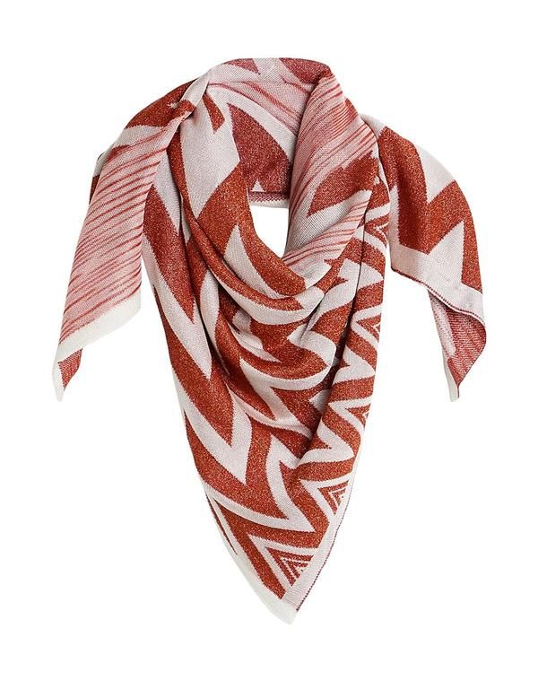 ミッソーニ レディース アクセサリー マフラー・ストール・スカーフ マフラースカーフ MISSONI Reddish Brown ブラウン