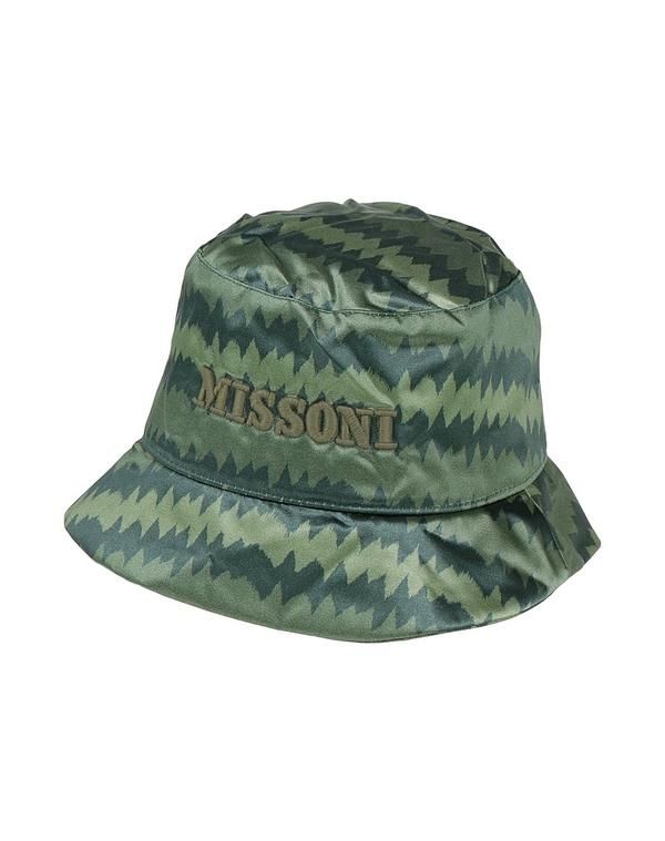 ミッソーニ レディース アクセサリー 帽子 MISSONI Military Green グリーン