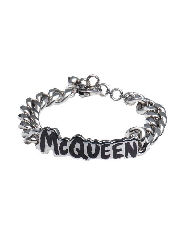 マックイーン メンズ アクセサリー ブレスレット・バングル・アンクレット MCQUEEN Silver シルバー