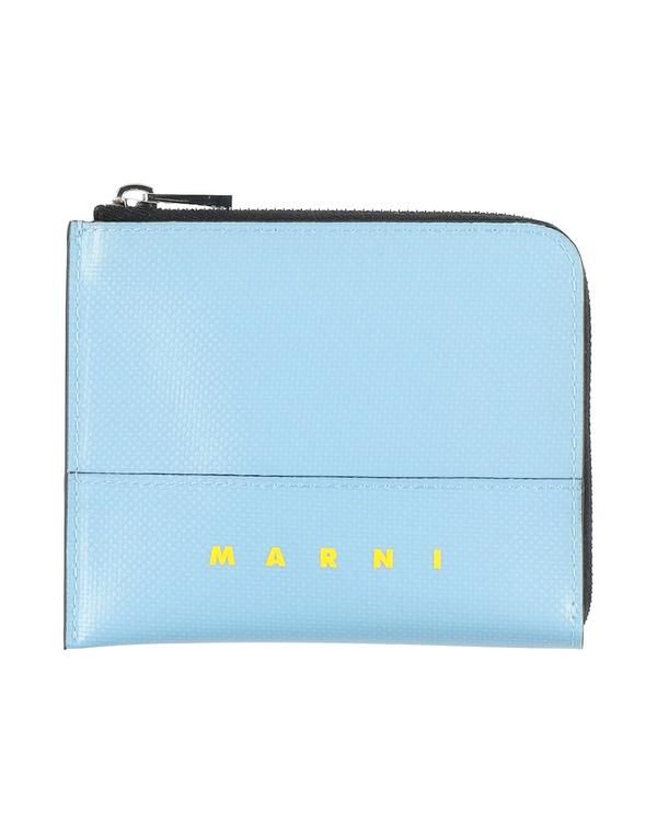 マルニ メンズ アクセサリー 財布 MARNI Sky Blue ブルー