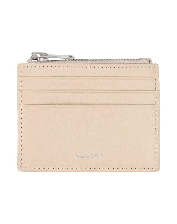 サンドロ メンズ アクセサリー 財布 カードケース SANDRO Beige ベージュ