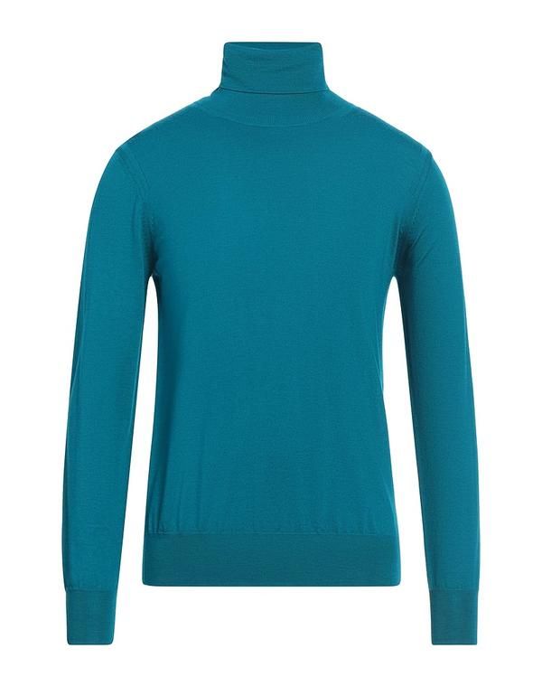 パウロペコラ メンズ アウター ニット・セータートルネック PAOLO PECORA Deep Teal ティール