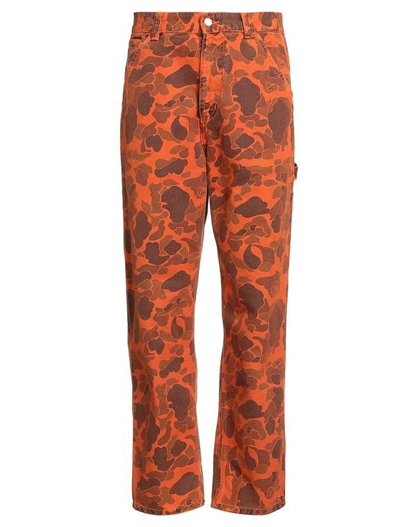 カーハート メンズ ボトムス カジュアルパンツ カーゴパンツ CARHARTT Orange オレンジ
