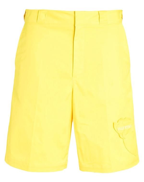 ヴァレンティノ メンズ ボトムス ハーフパンツ・ショーツ ショートパンツバミューダパンツ VALENTINO GARAVANI Yellow イエロー