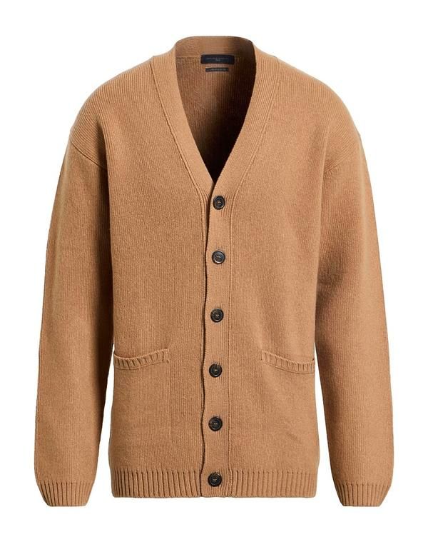 ダニエル フィエゾリ メンズ アウター カーディガン DANIELE FIESOLI Camel キャメル
