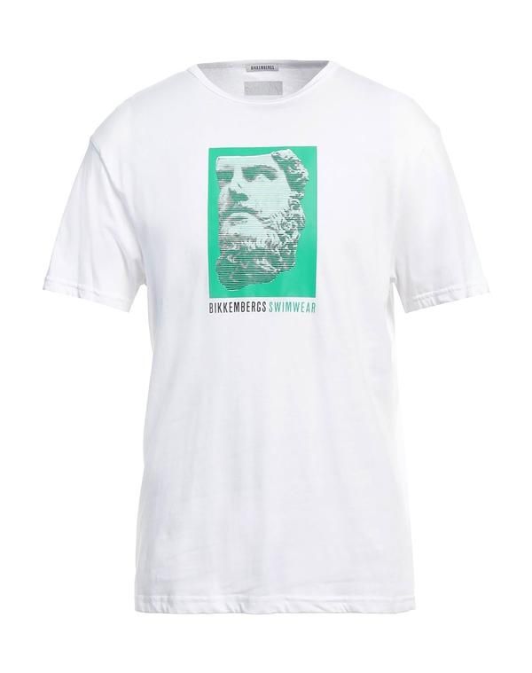 ビッケンバーグス メンズ トップス Tシャツ BIKKEMBERGS White ホワイト