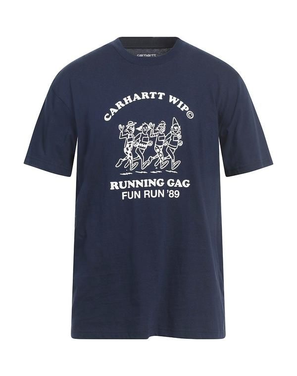 カーハート メンズ トップス Tシャツ CARHARTT Navy ネイビー