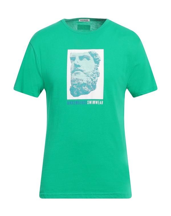 ビッケンバーグス メンズ トップス Tシャツ BIKKEMBERGS Green グリーン