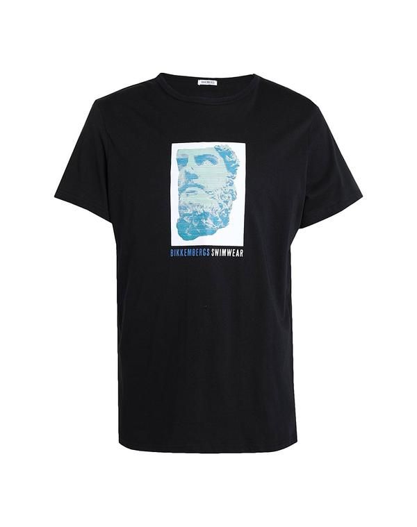 ビッケンバーグス メンズ トップス Tシャツ BIKKEMBERGS Black ブラック