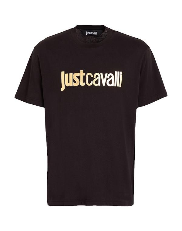 ジャストカバリ メンズ トップス Tシャツ JUST CAVALLI Black ブラック