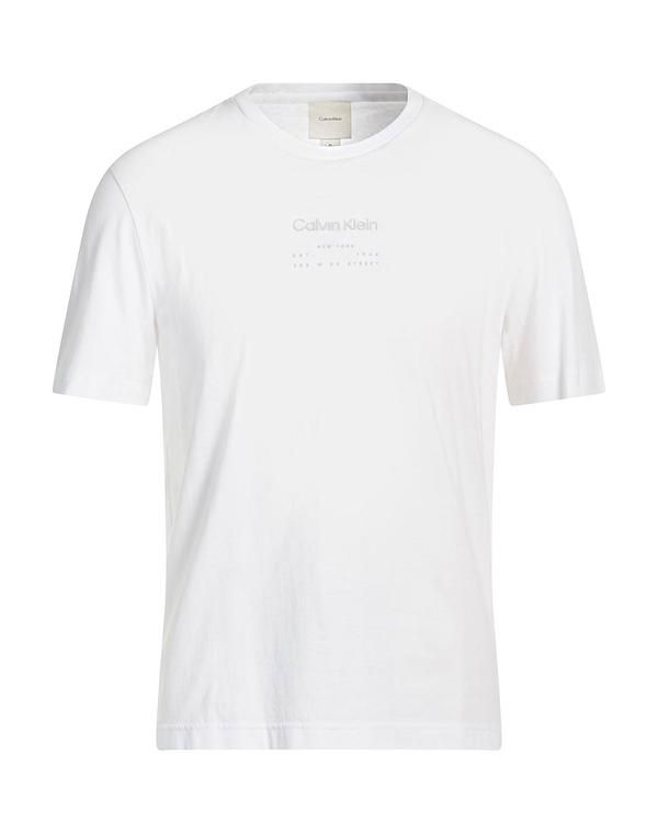 カルバンクライン メンズ トップス Tシャツ CALVIN KLEIN White ホワイト