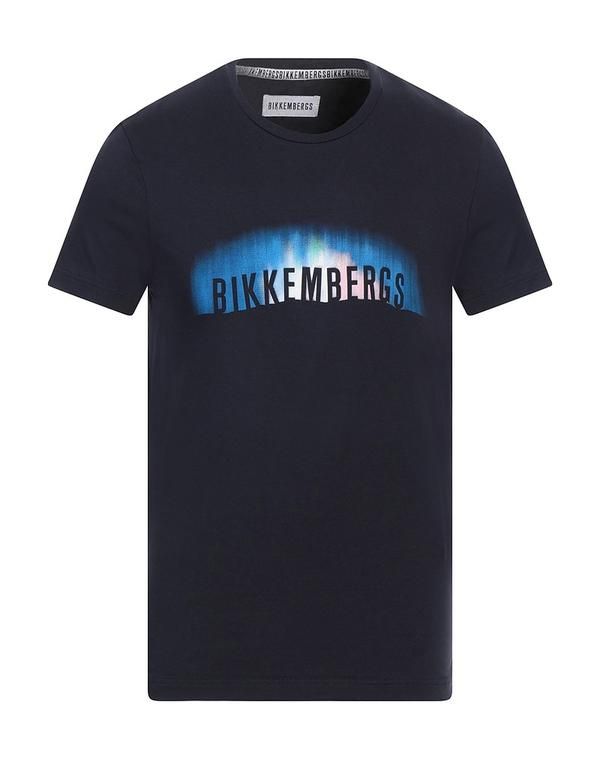 ビッケンバーグス メンズ トップス Tシャツ BIKKEMBERGS Midnight Blue ブルー