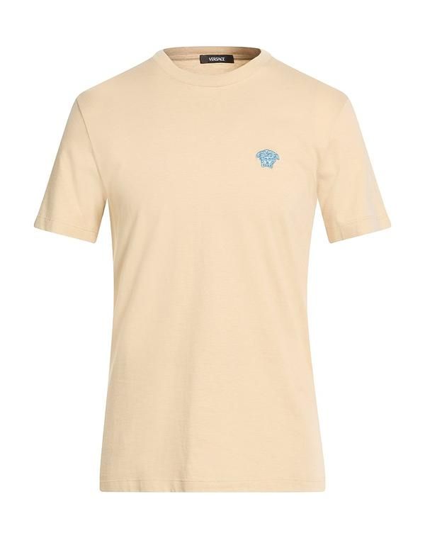 ヴェルサーチ メンズ トップス Tシャツ VERSACE T Beige ベージュ