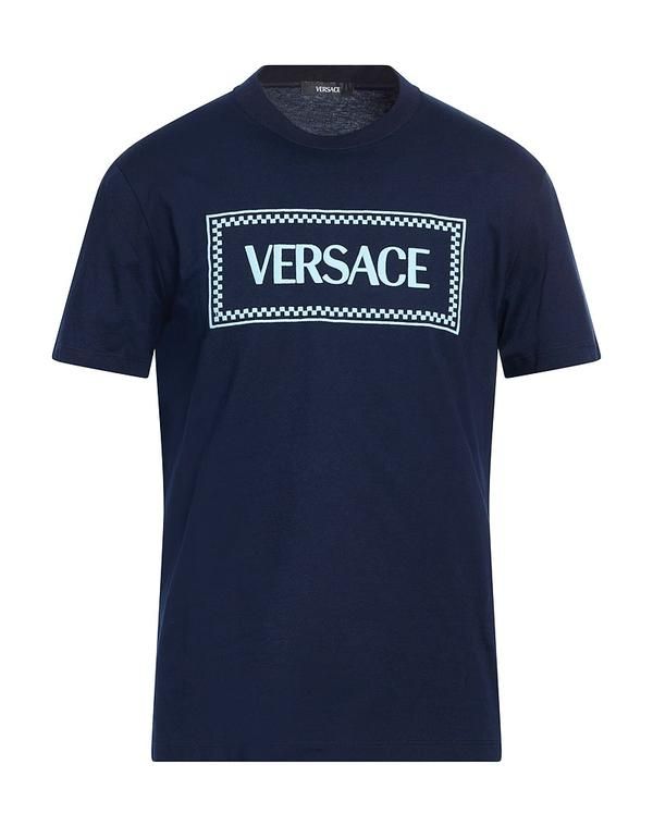 ヴェルサーチ メンズ トップス Tシャツ VERSACE Midnight Blue ブルー