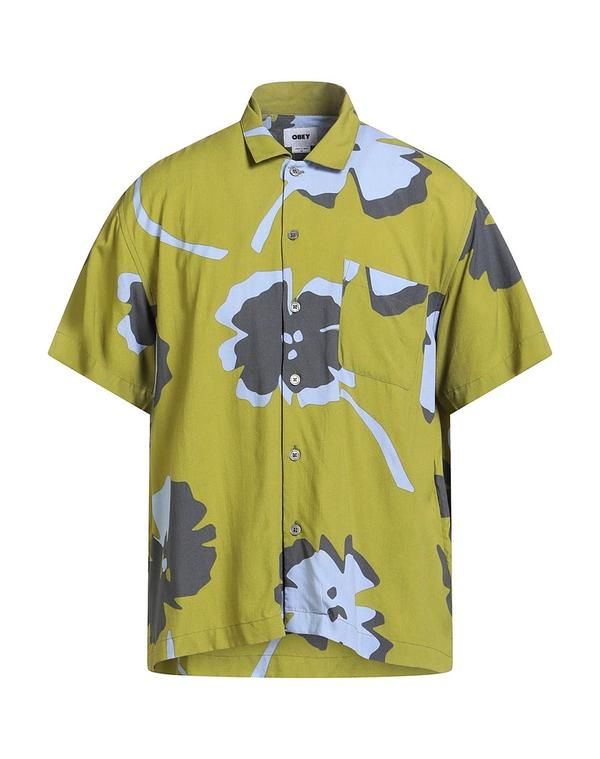 オベイ メンズ トップス シャツ OBEY Military Green グリーン