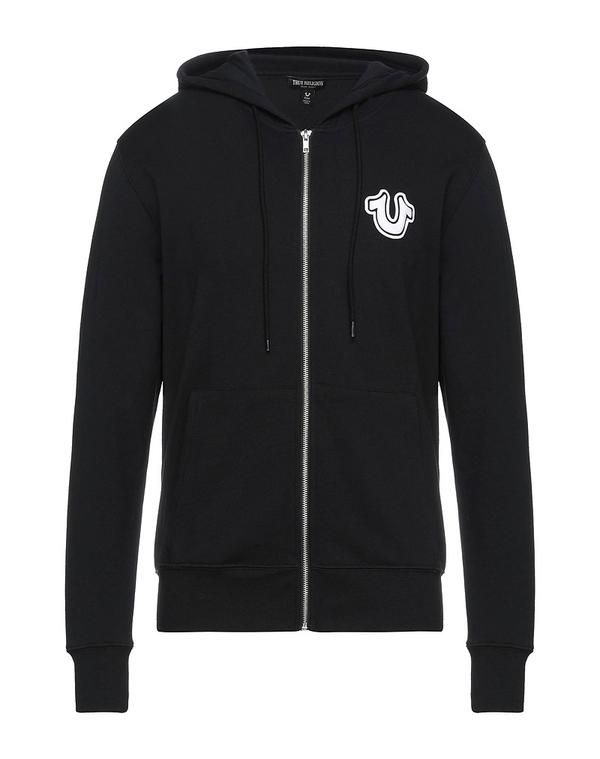 トゥルーレリジョン メンズ アウター パーカー・スウェット TRUE RELIGION Black ブラック