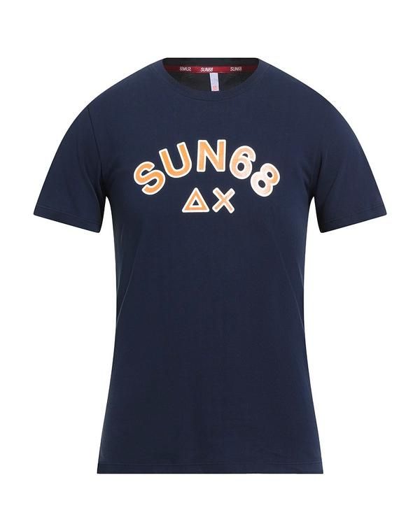 サンシックスティーエイト メンズ トップス Tシャツ SUN 68 Midnight Blue ブルー