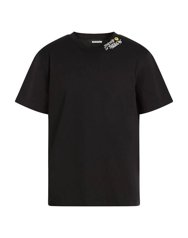 バロー メンズ トップス Tシャツ BARROW Black ブラック