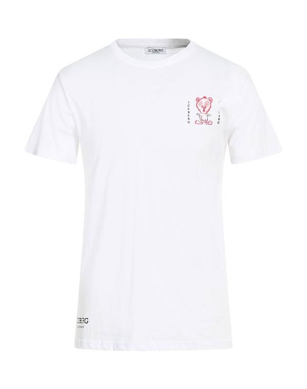 アイスバーグ メンズ トップス Tシャツ ICEBERG White ホワイト