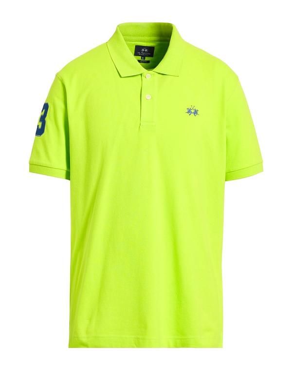 ラ マルティーナ メンズ トップス ポロシャツ LA MARTINA Lime Green ライム