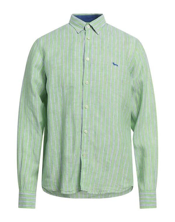 ハーモント ブレイン メンズ トップス シャツ HARMONT BLAINE Light Green グリーン