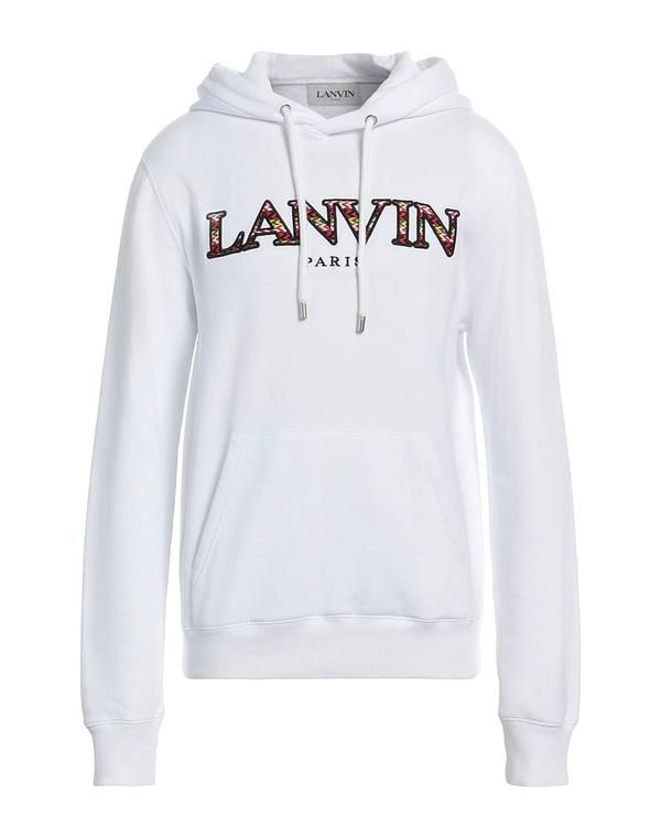 ランバン メンズ アウター パーカー・スウェット LANVIN White ホワイト