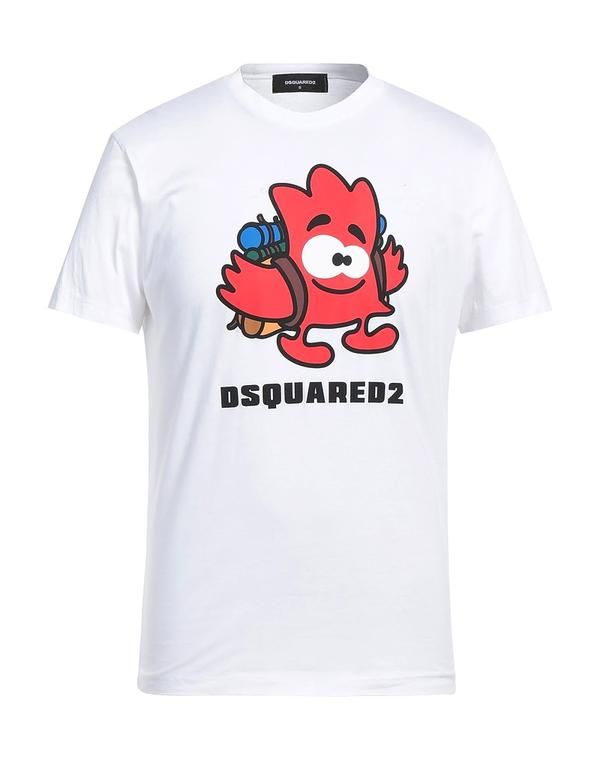 ディースクエアード メンズ トップス Tシャツ DSQUARED2 White ホワイト 36,920円