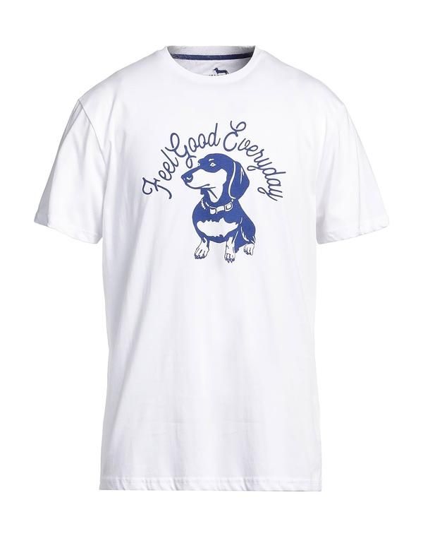 ハーモント ブレイン メンズ トップス Tシャツ HARMONT BLAINE White ホワイト